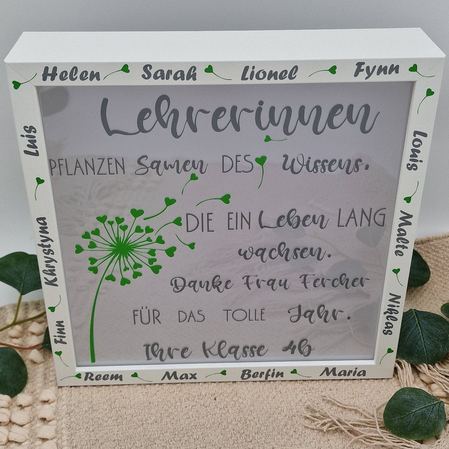 Abschiedsgeschenk für Lehrerin Lehrer