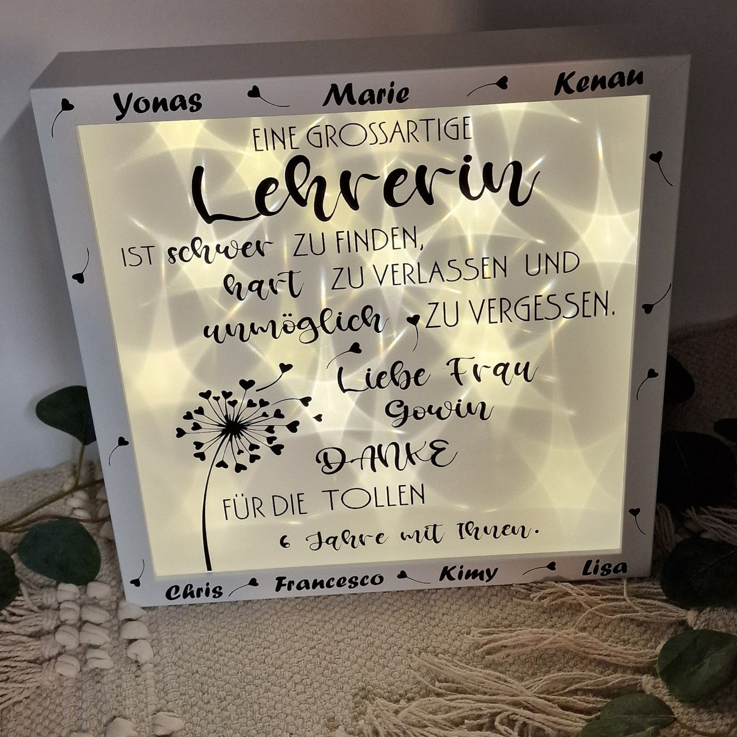 Abschiedsgeschenk Lehrerin/Lehrer