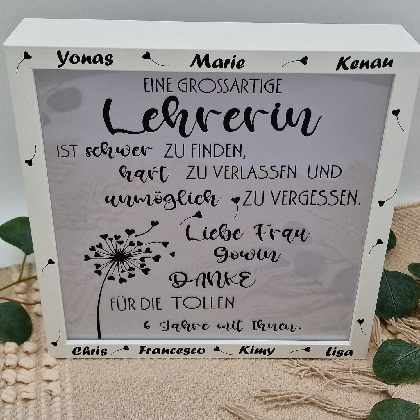 Abschiedsgeschenk Lehrerin/Lehrer