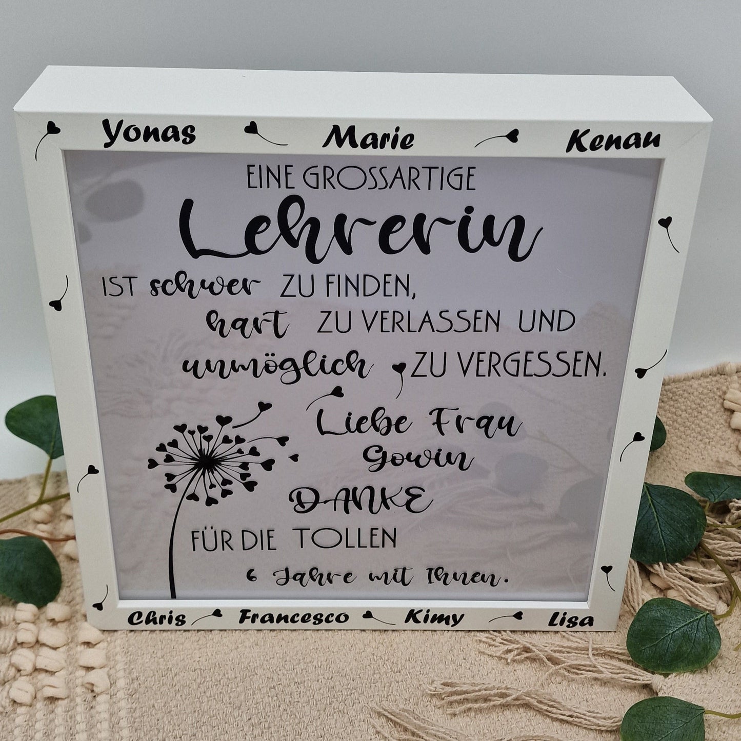 Abschiedsgeschenk Lehrerin/Lehrer
