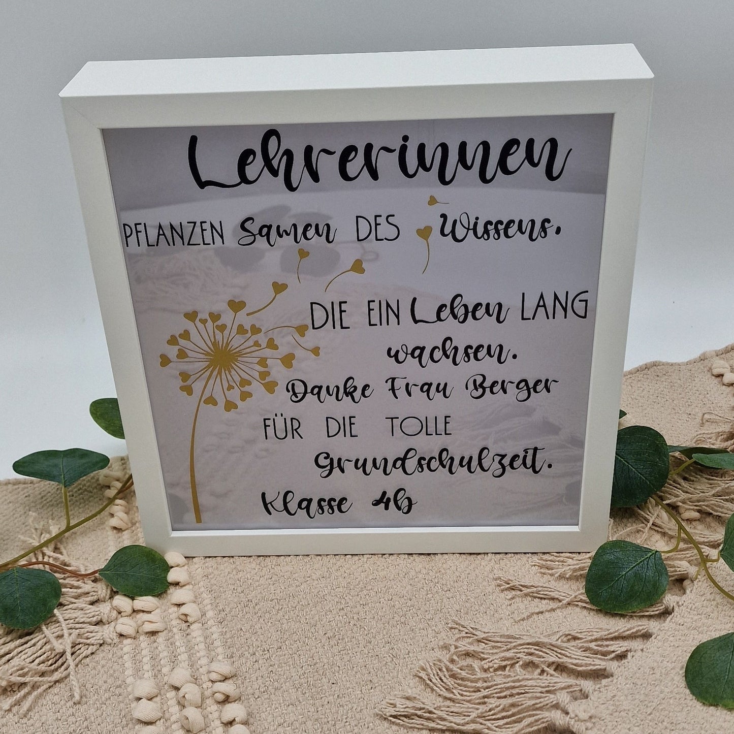 Abschiedsgeschenk für Lehrerin Lehrer