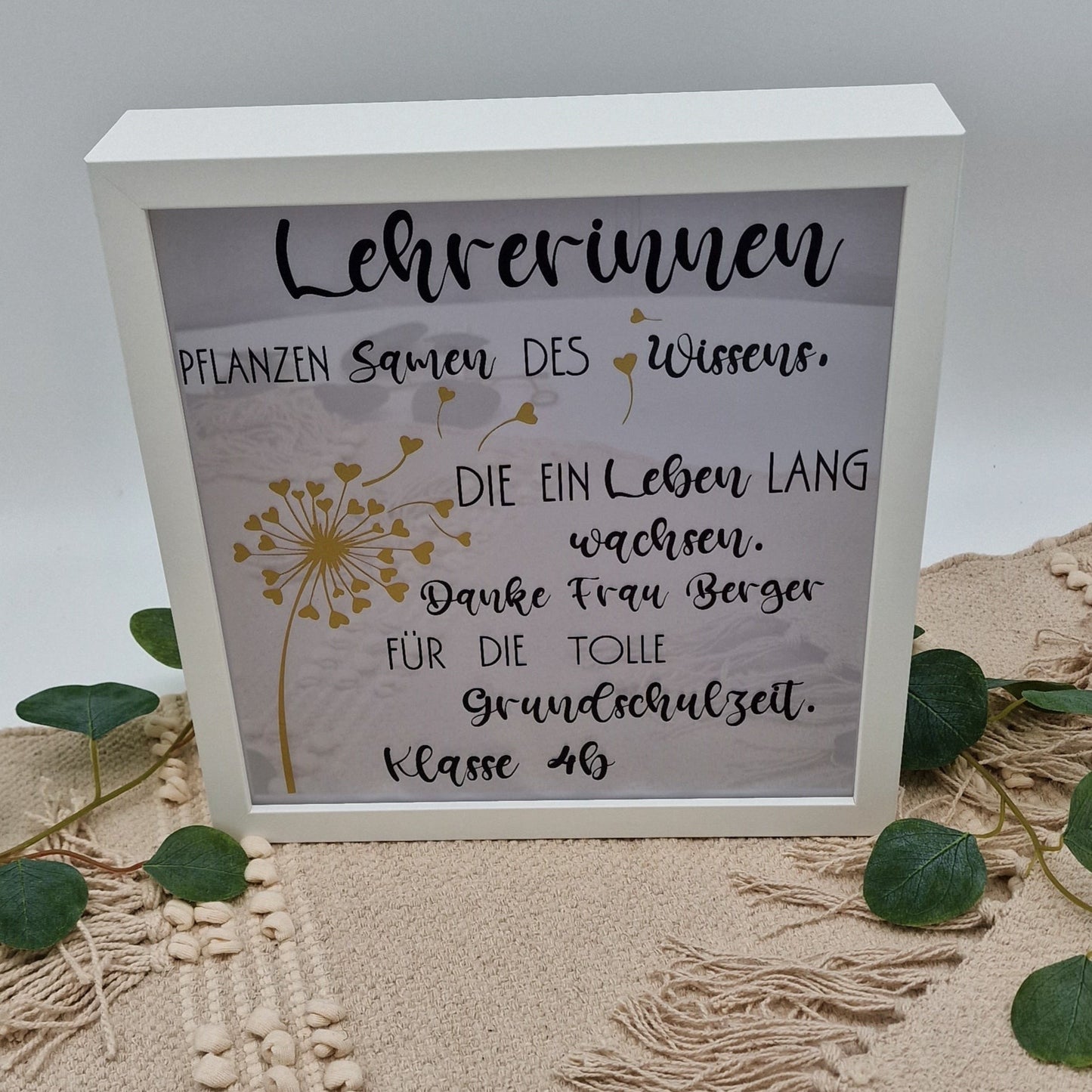 Abschiedsgeschenk für Lehrerin Lehrer