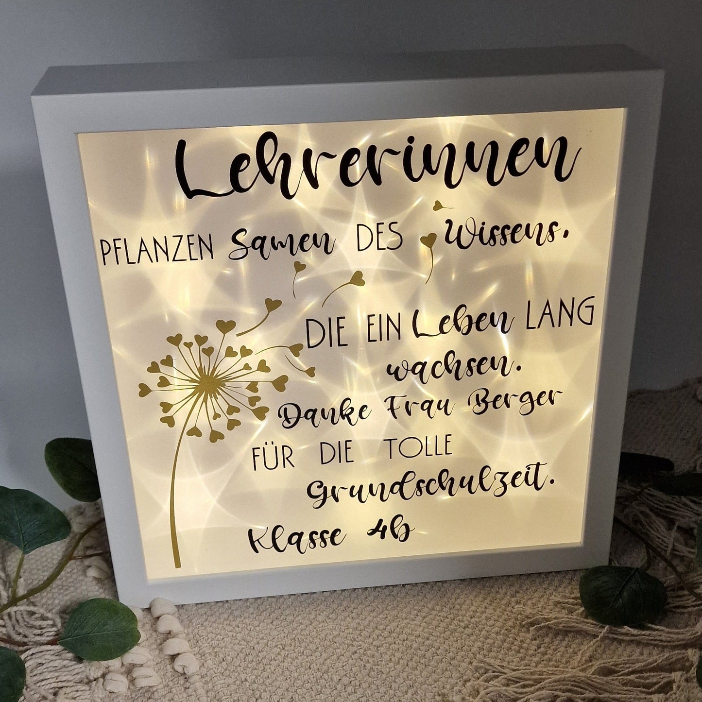 Abschiedsgeschenk für Lehrerin Lehrer