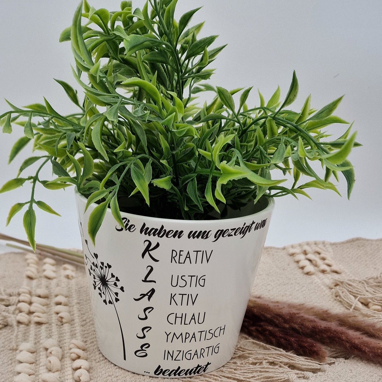 Blumentopf Lehrer(in) Abschied Klasse beudeutung