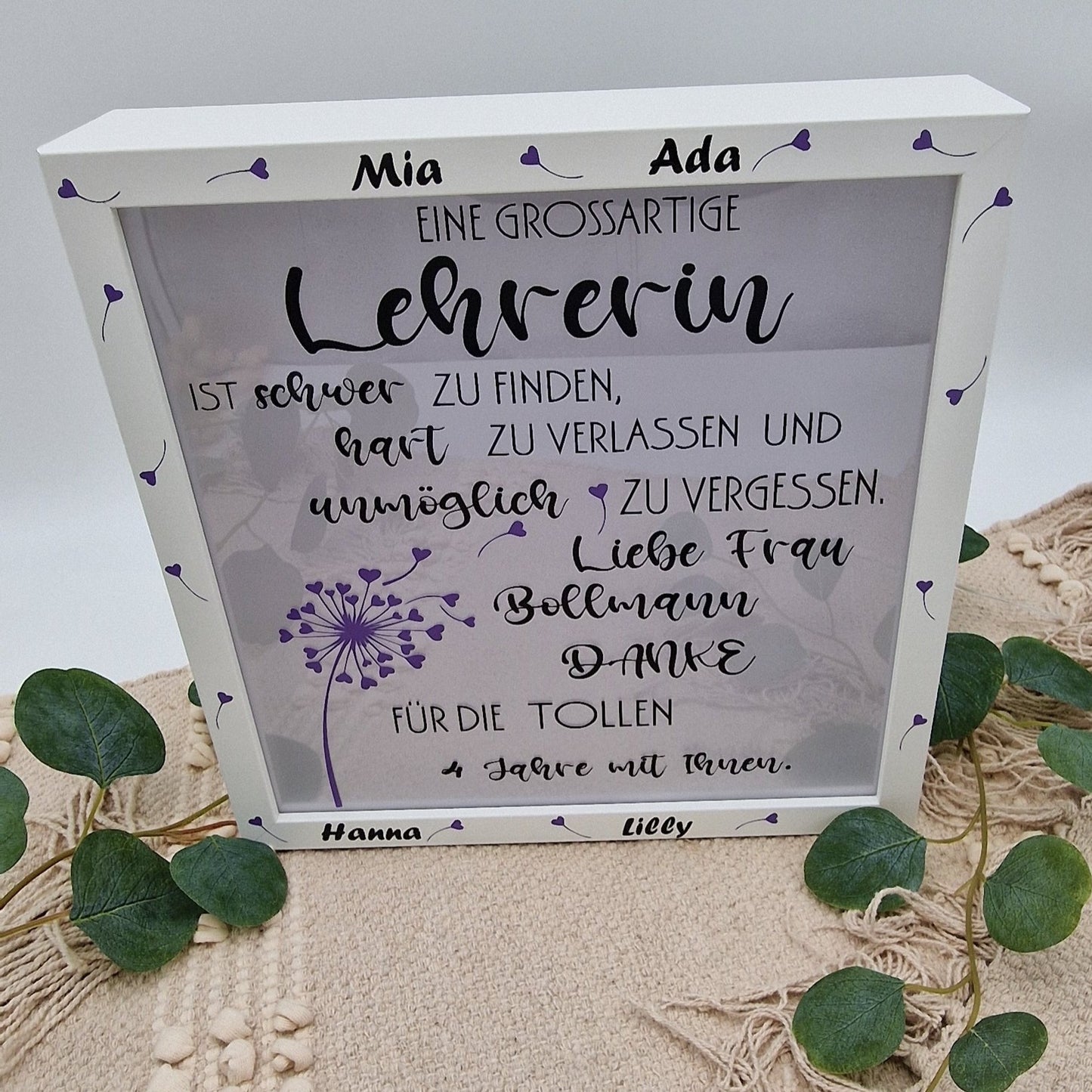 Abschiedsgeschenk Lehrerin/Lehrer