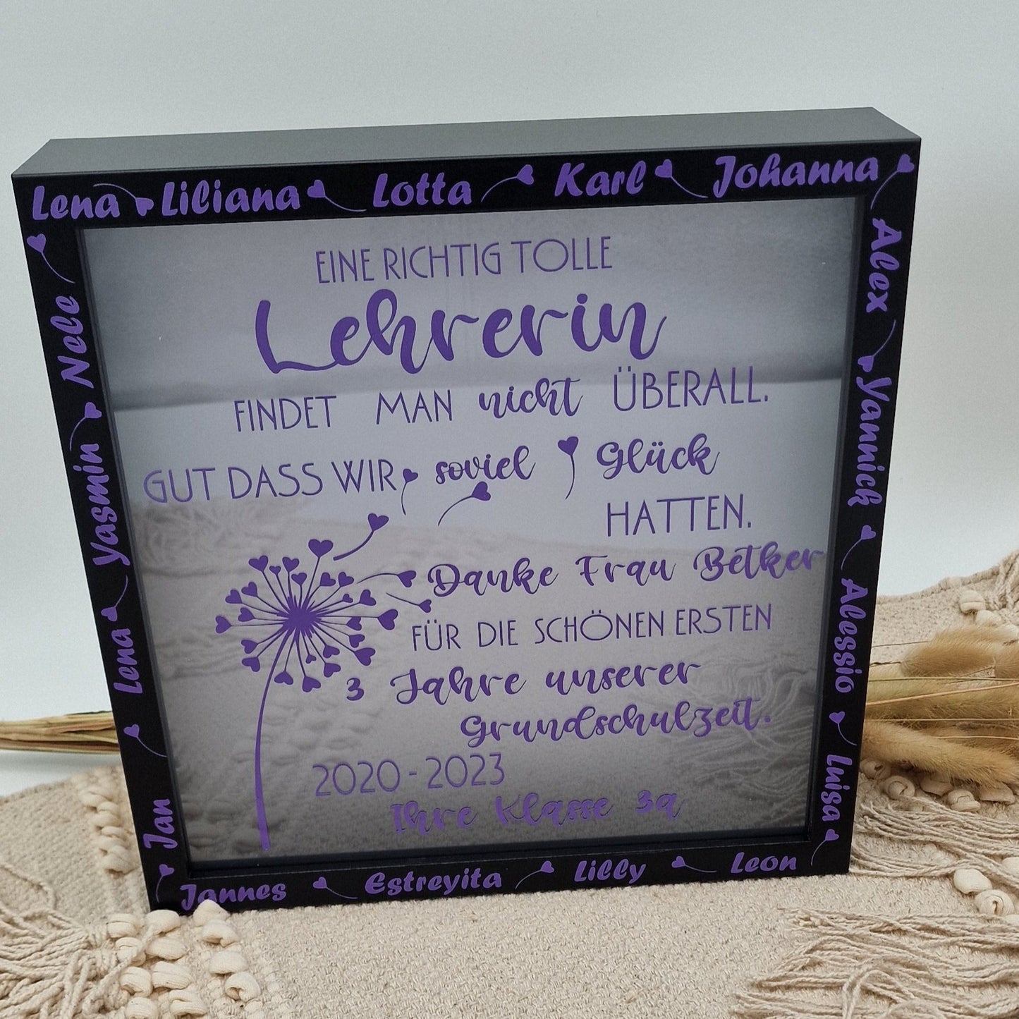 Abschiedsgeschenk für Lehrerin Lehrer
