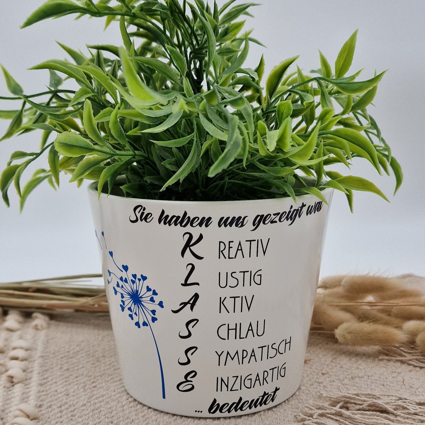 Blumentopf Lehrer(in) Abschied Klasse beudeutung