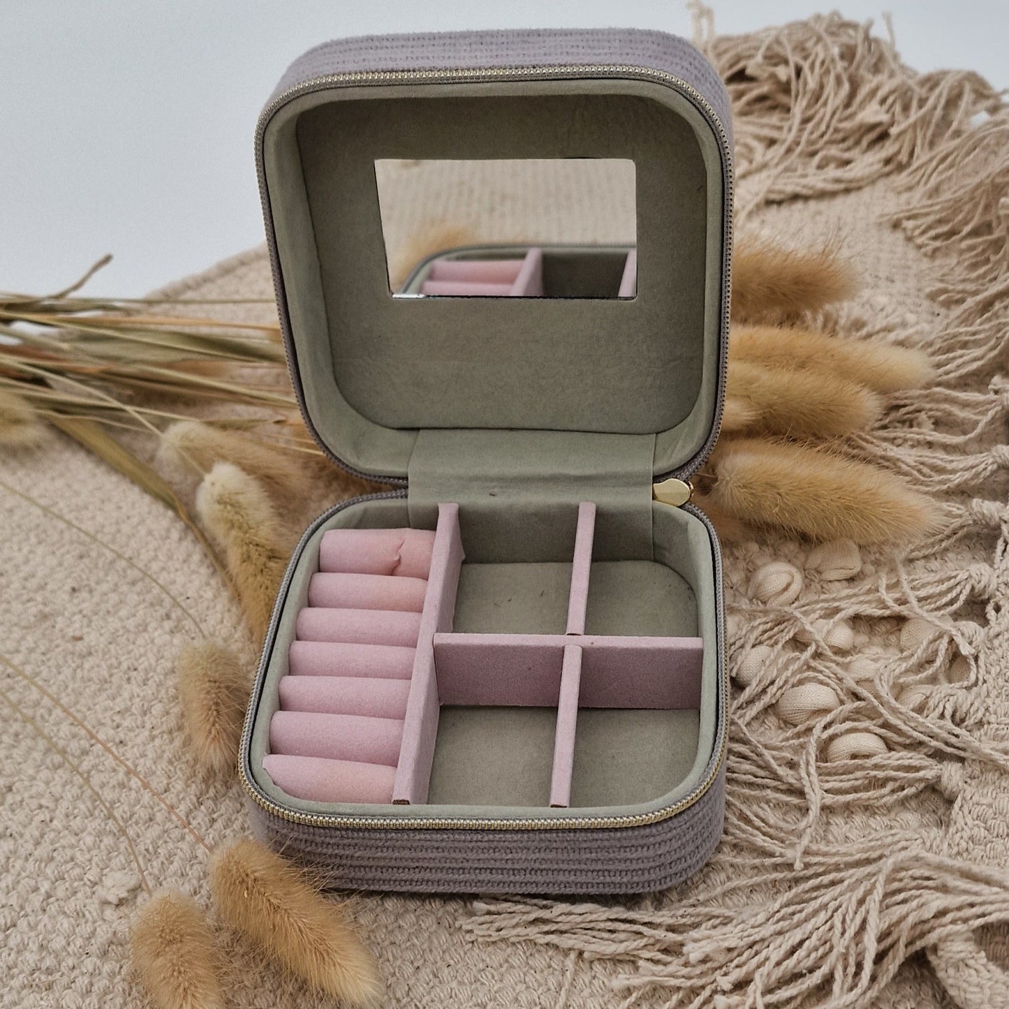 Schmuckbox Samt personalisiert