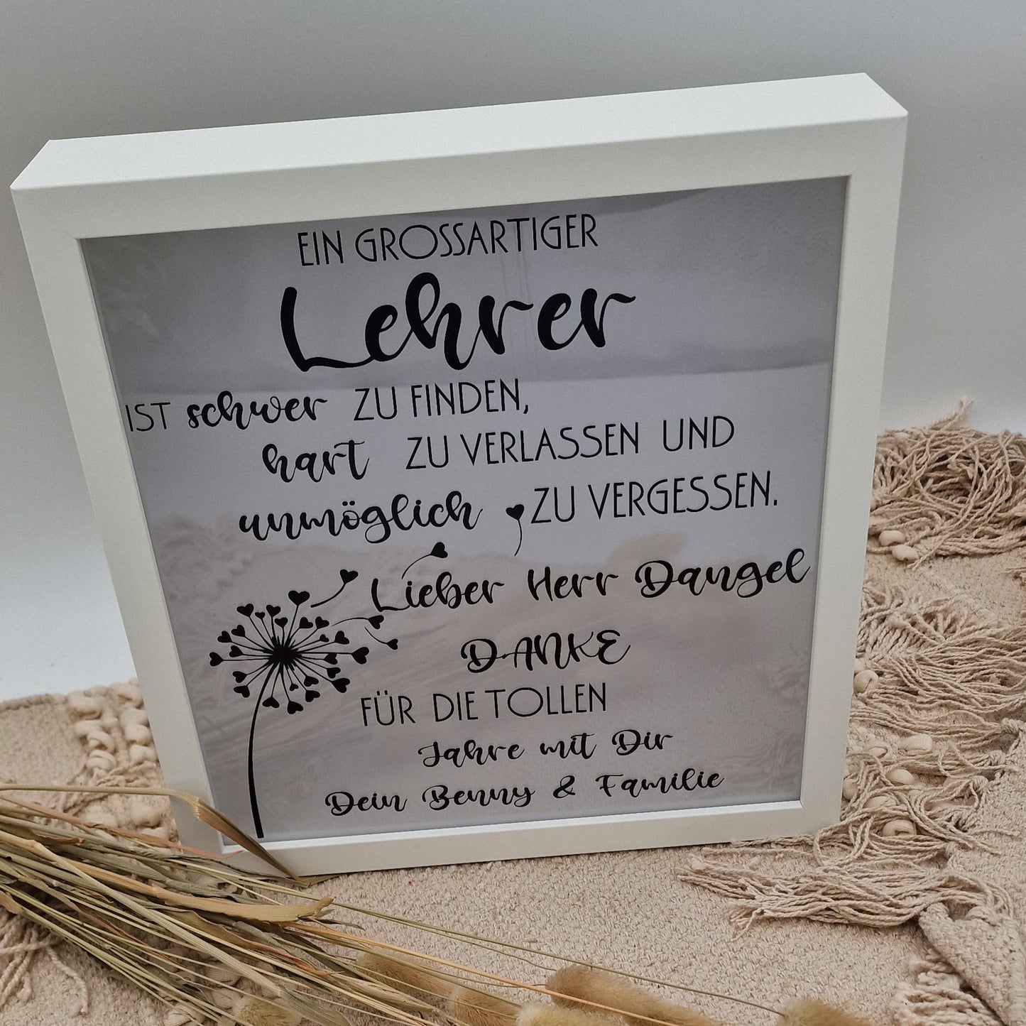 Abschiedsgeschenk Lehrerin/Lehrer