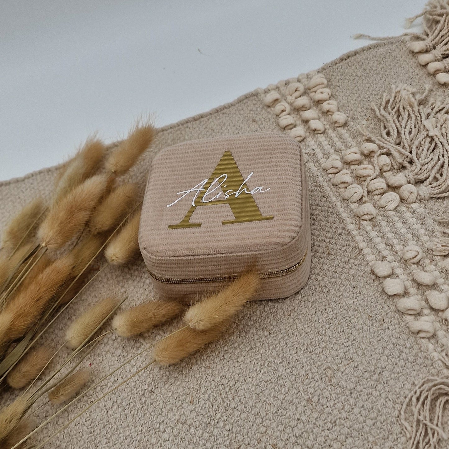 Schmuckbox Samt personalisiert