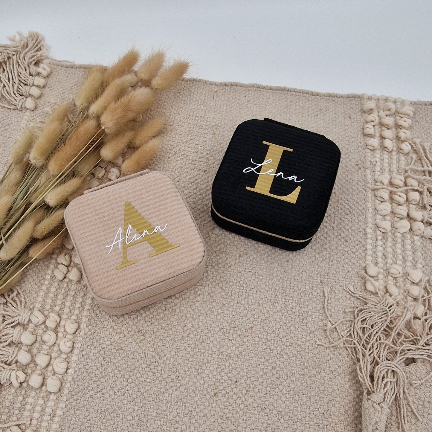 Schmuckbox Samt personalisiert