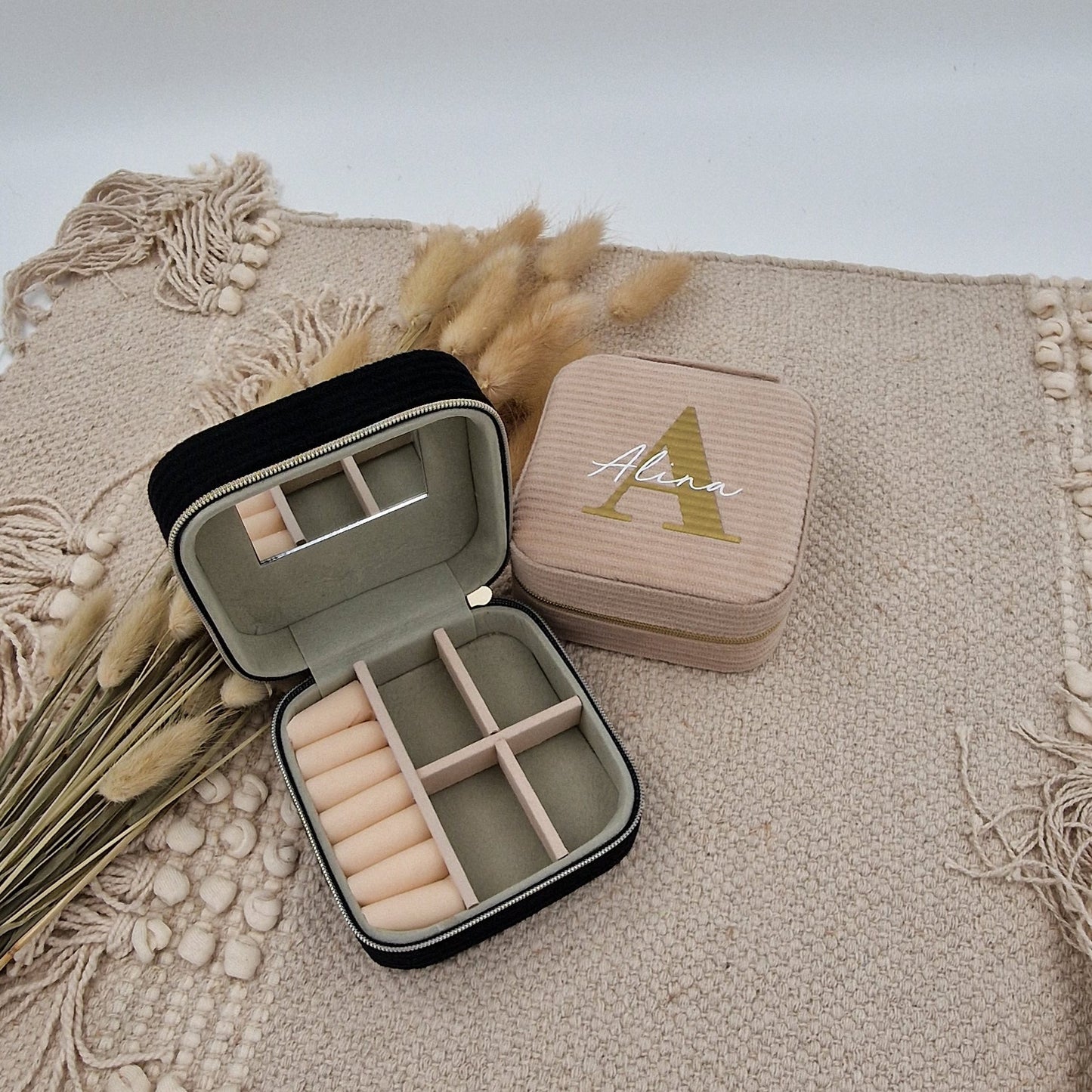 Schmuckbox Samt personalisiert
