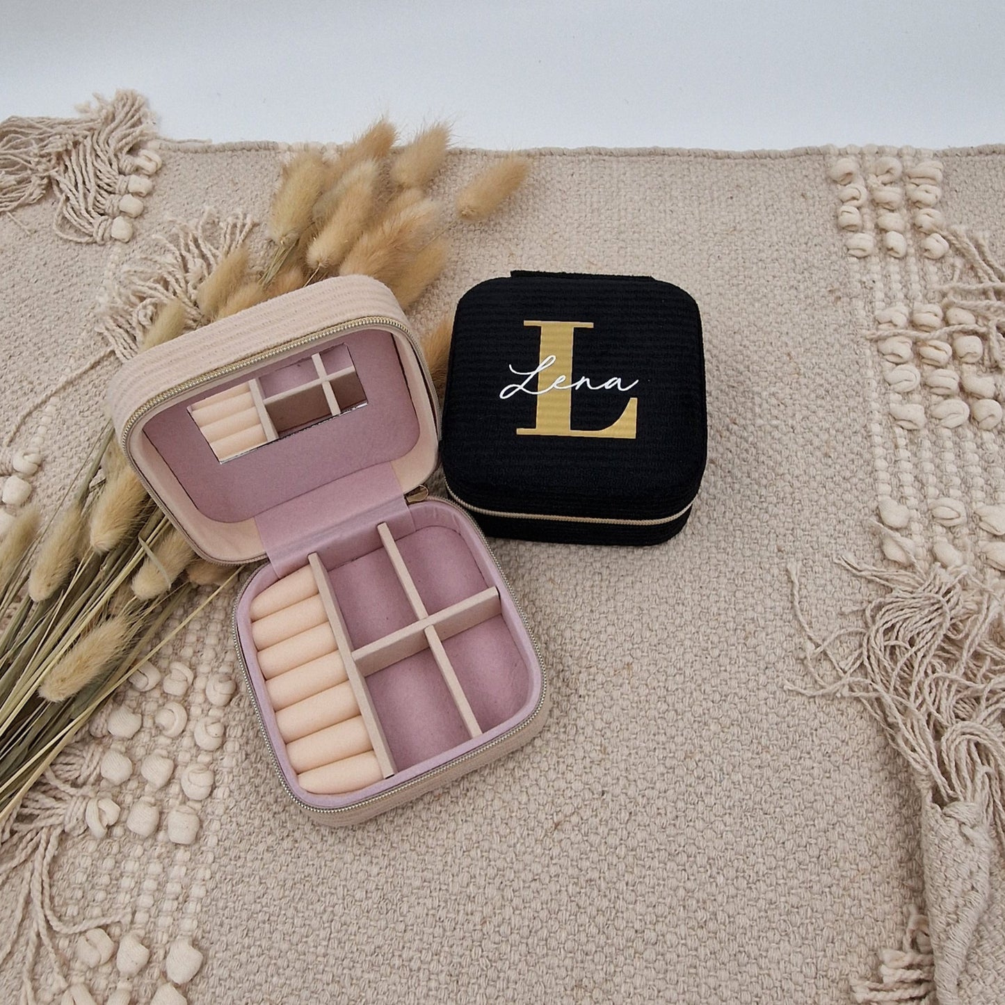 Schmuckbox Samt personalisiert
