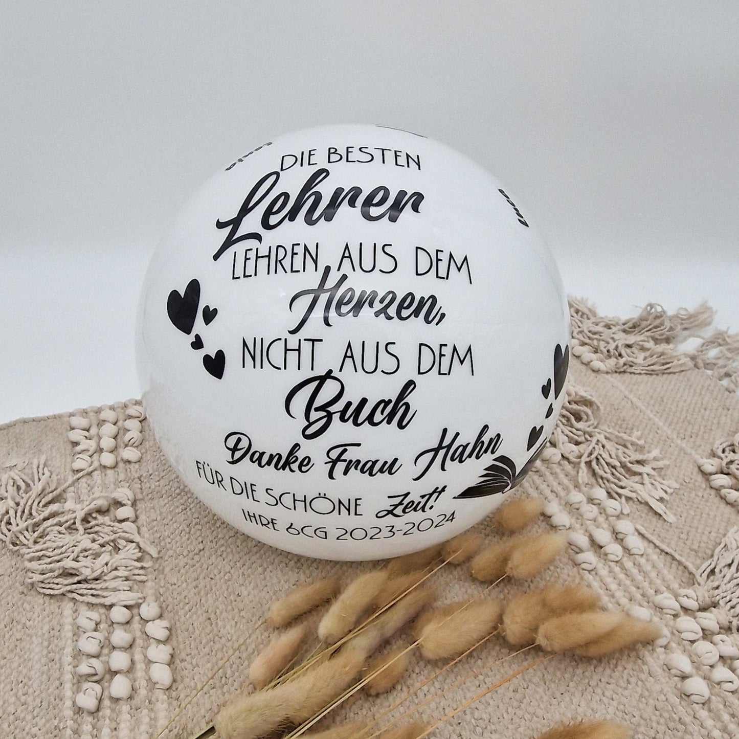 Abschiedsgeschenk für Lehrerin Lehrer Lampe