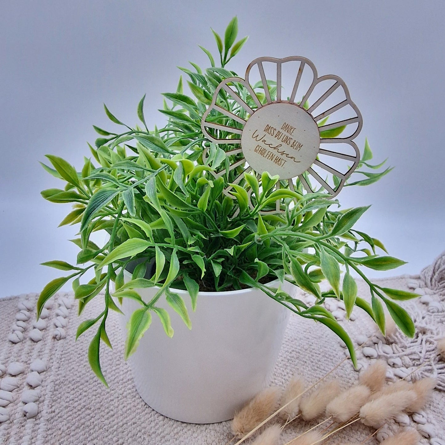 Personalisierter Blumenstecker Gruppe