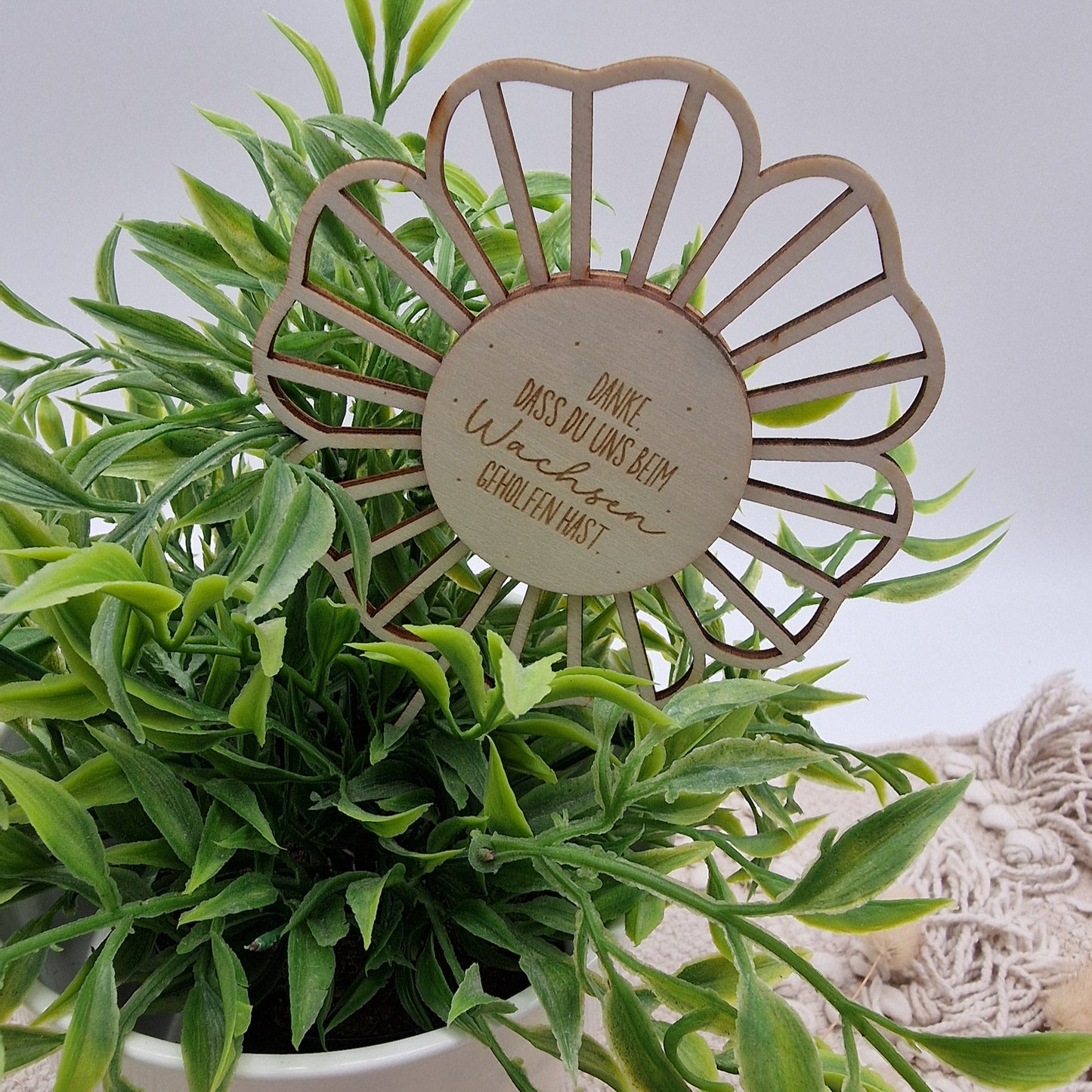 Personalisierter Blumenstecker Gruppe