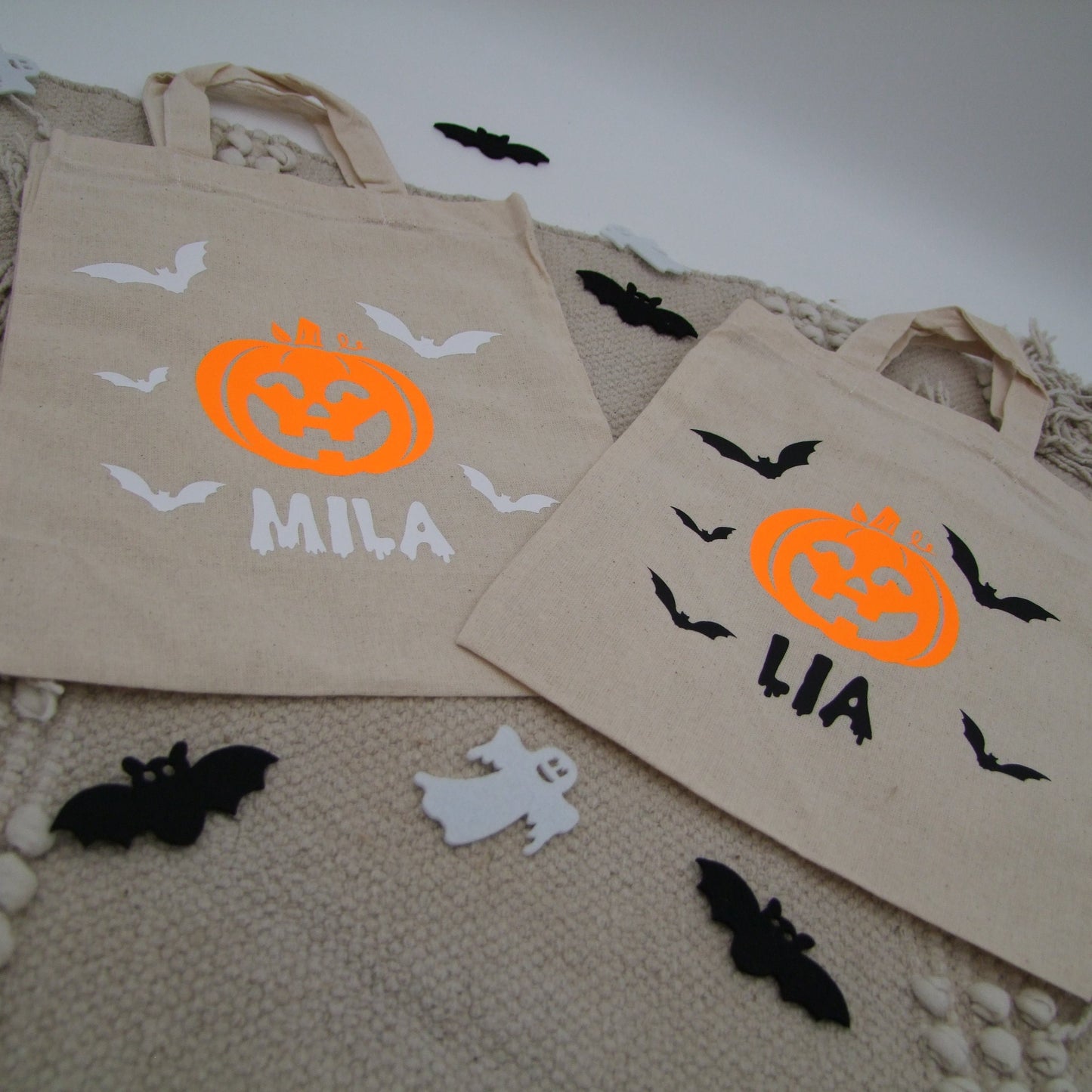 Tasche Halloween Süßigkeiten Personalisiert