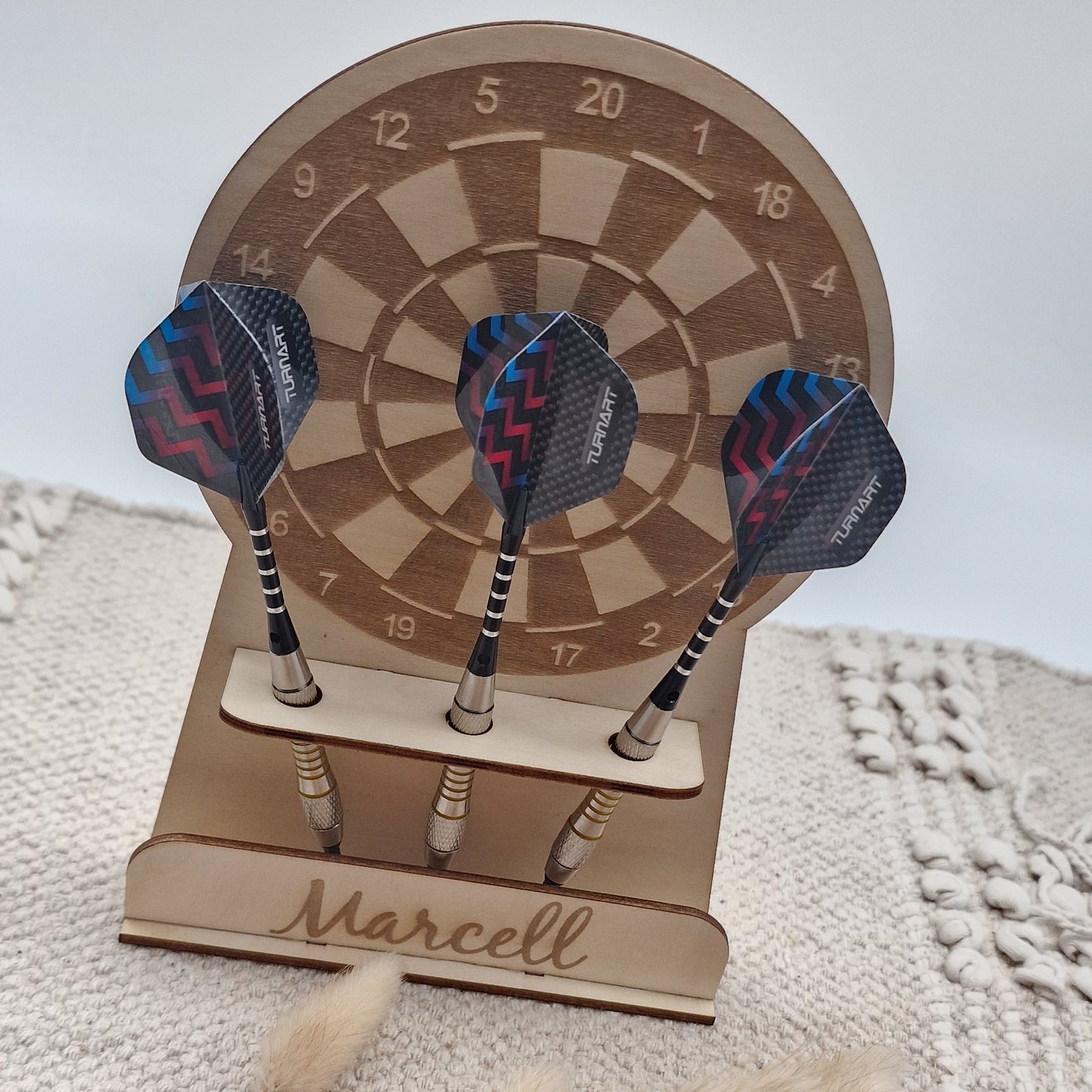 Personalisierter Dartpfeilhalter