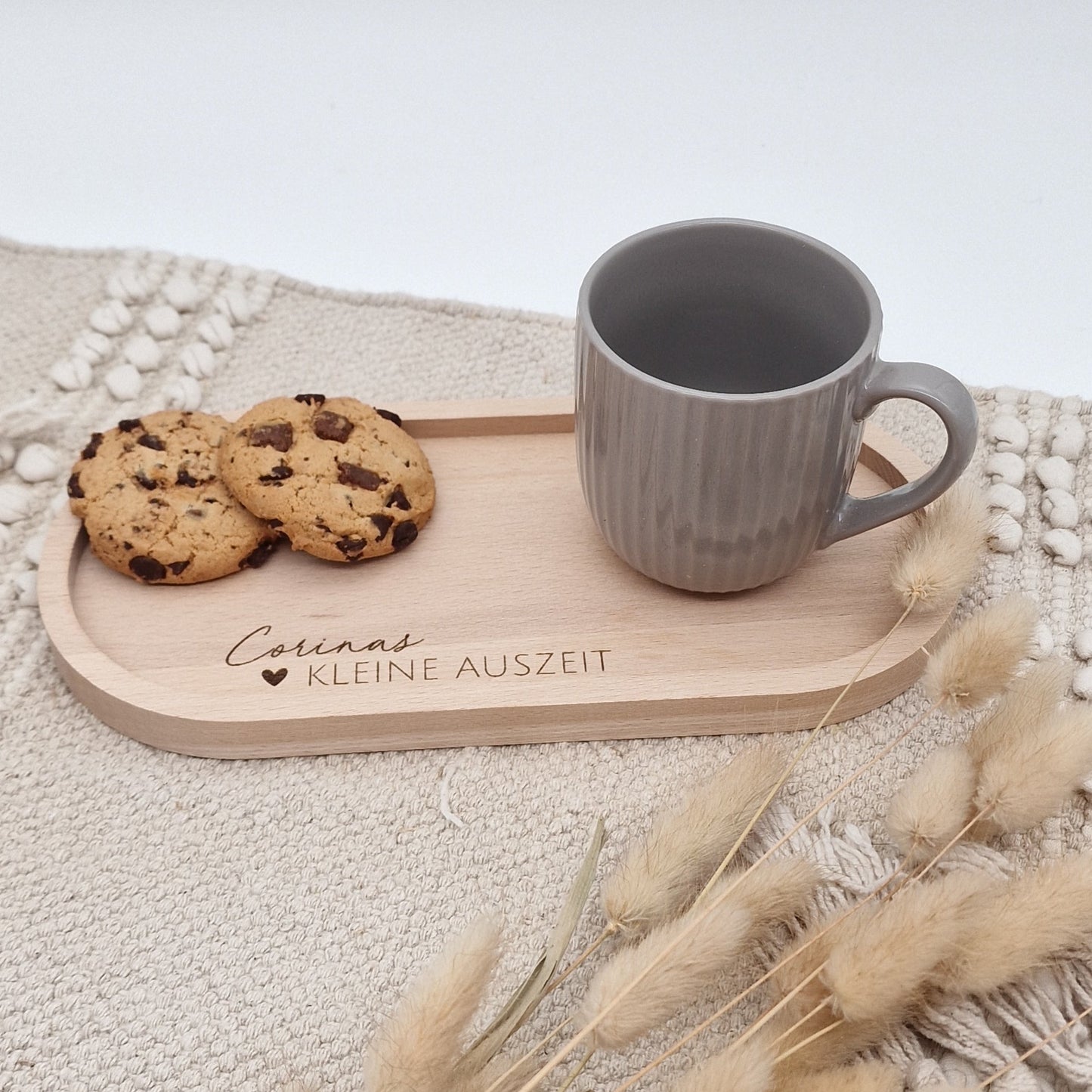 Tablett mit Gravur Kleine Auszeit