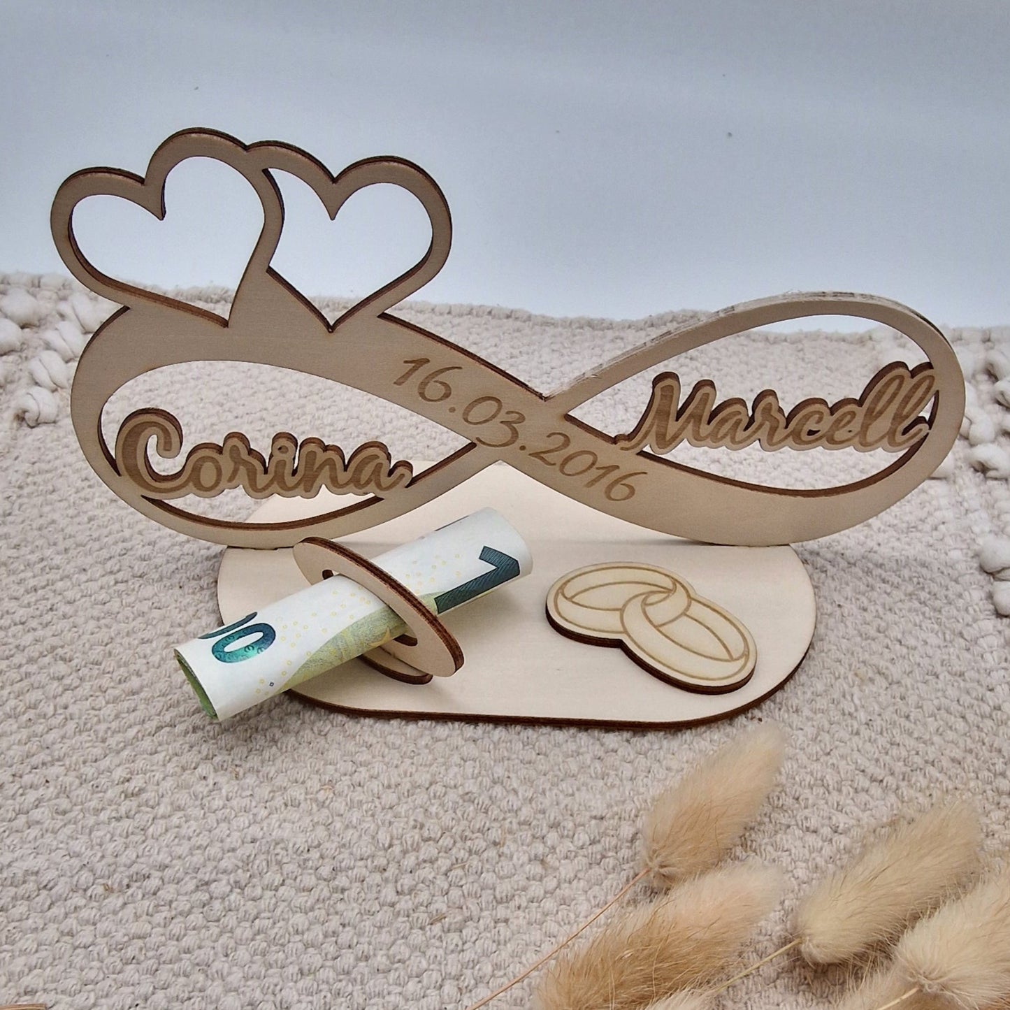 Personalisiertes Geldgeschenk Hochzeit