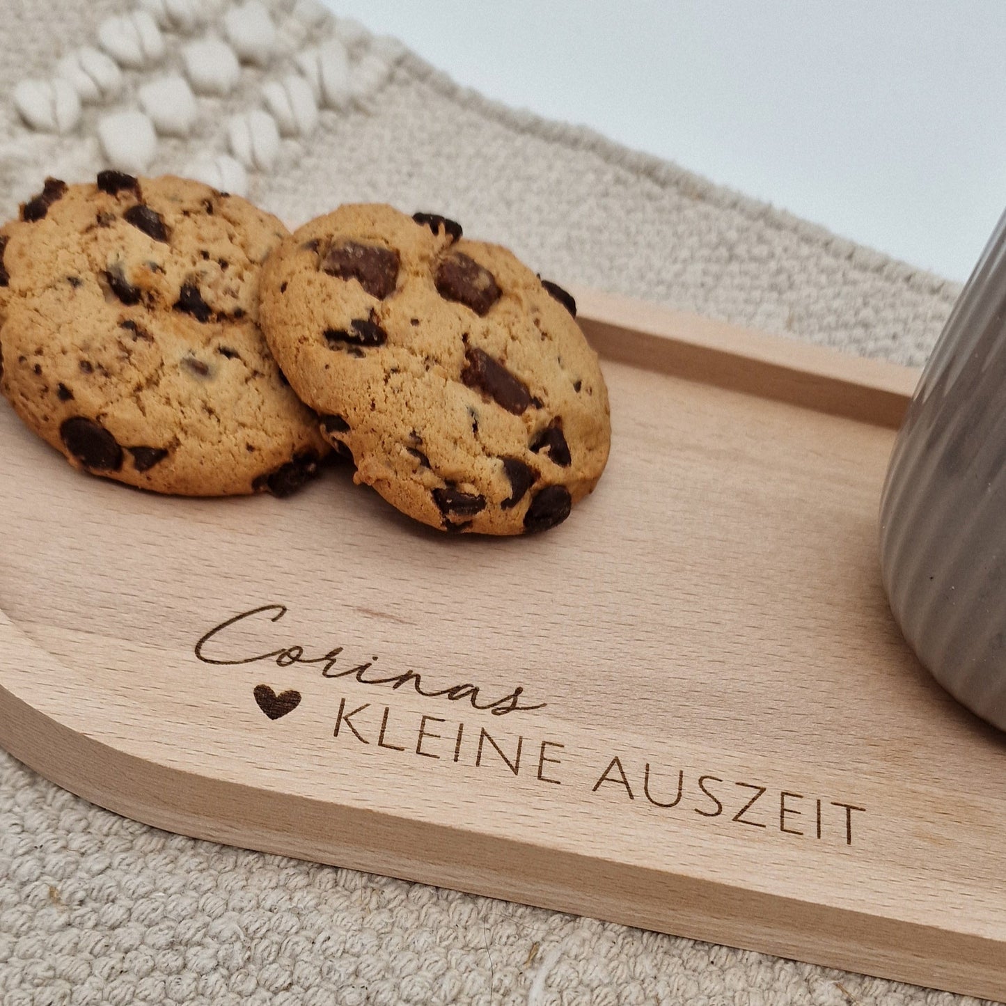 Tablett mit Gravur Kleine Auszeit