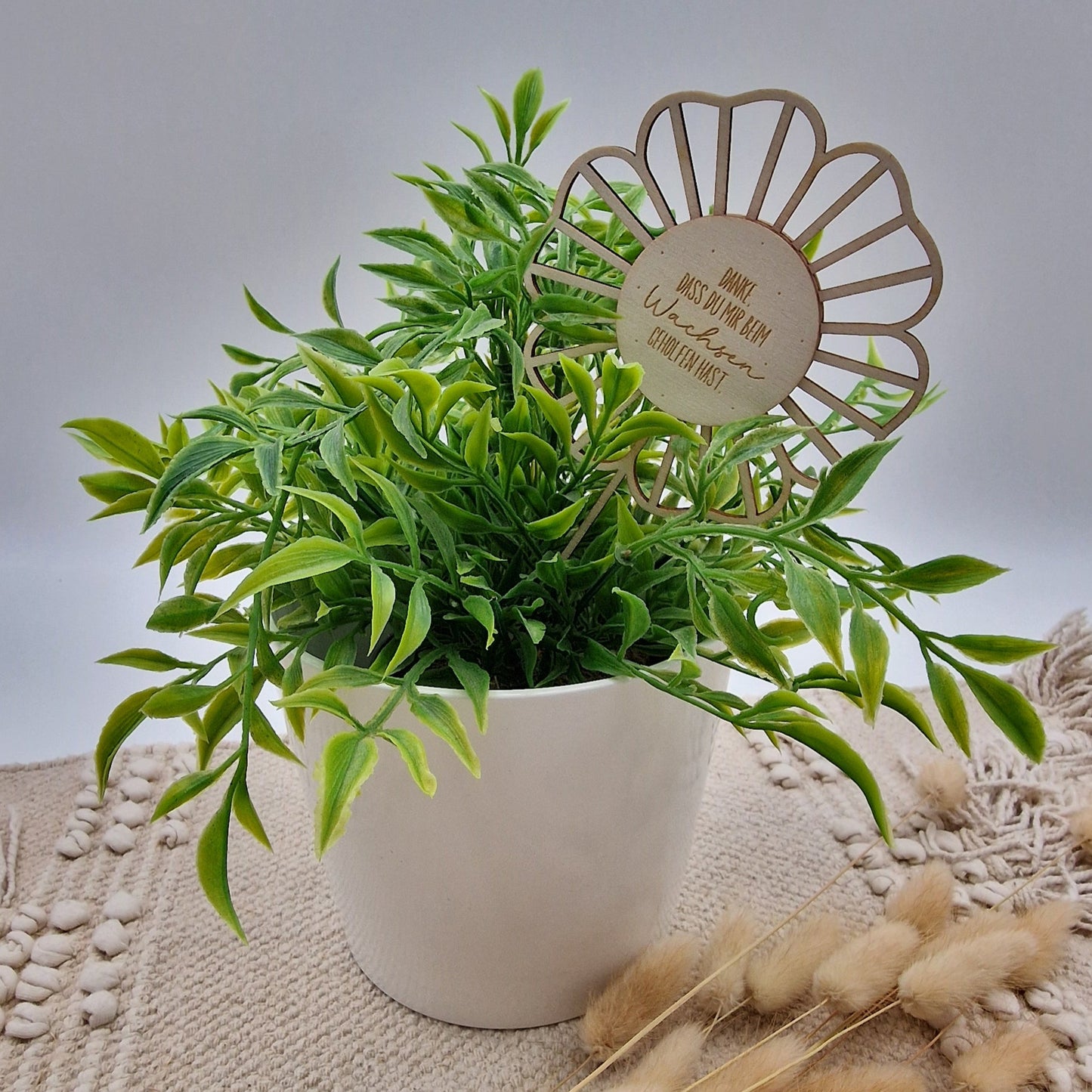 Personalisierter Blumenstecker
