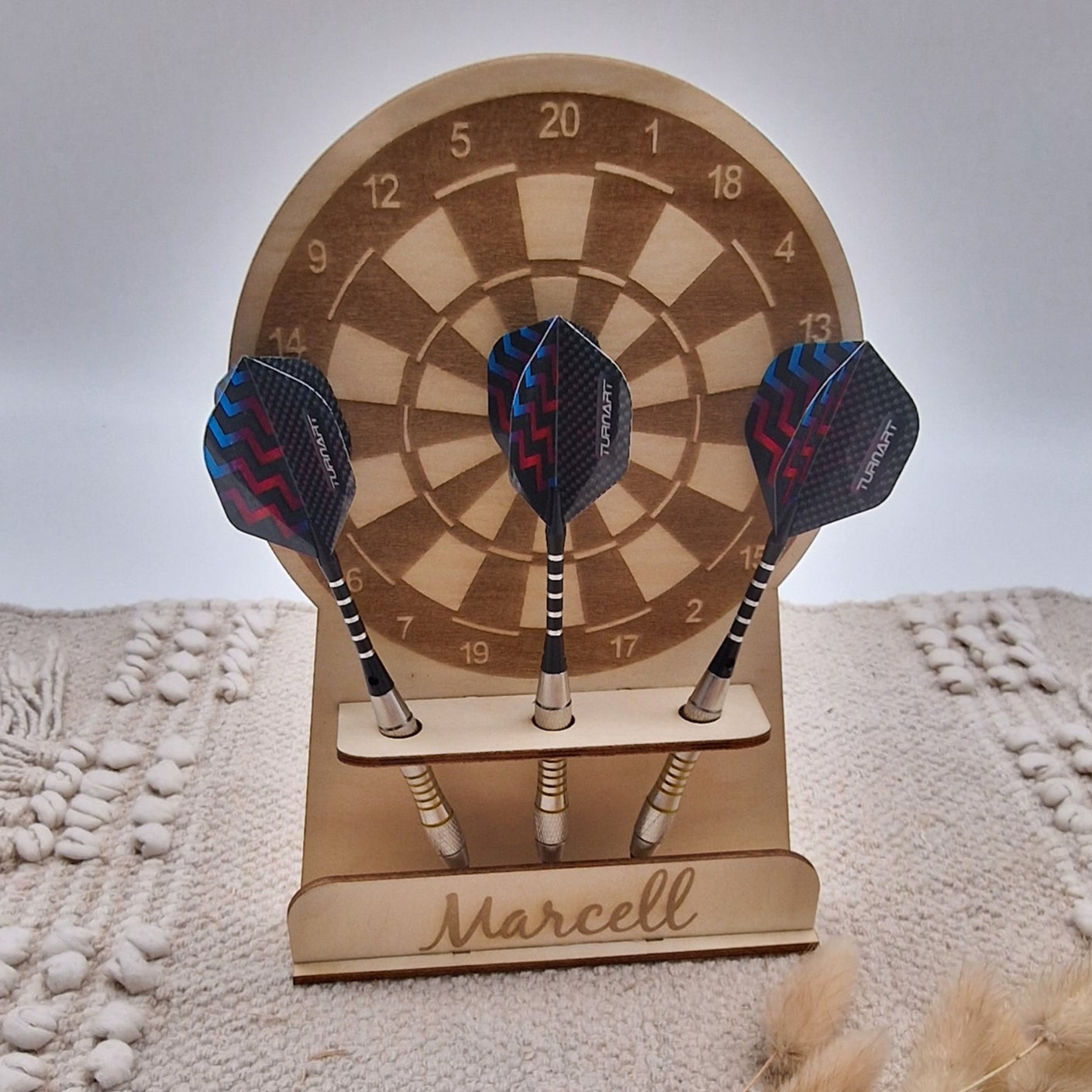 Personalisierter Dartpfeilhalter