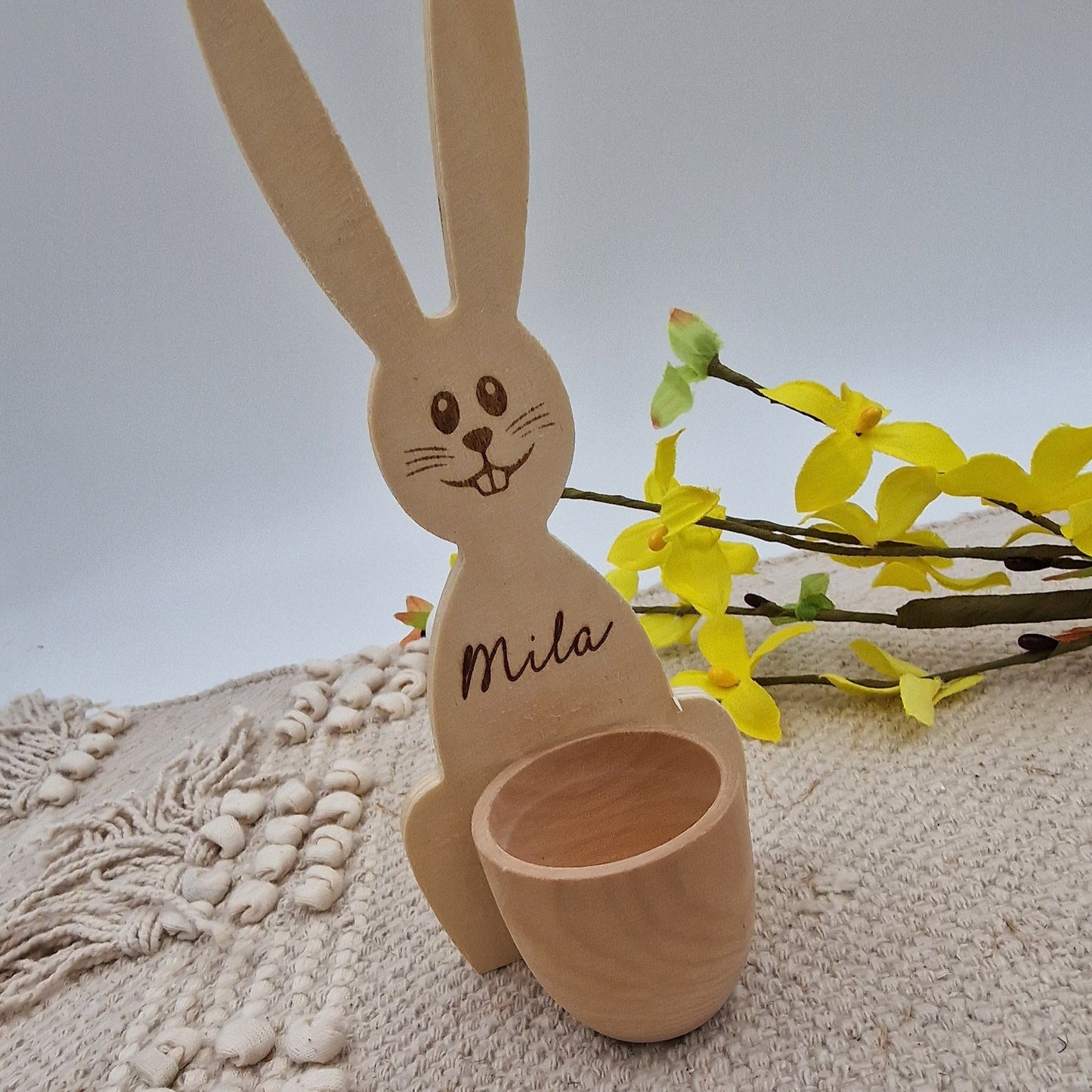 Eierbecher Osterhase Personalisiert