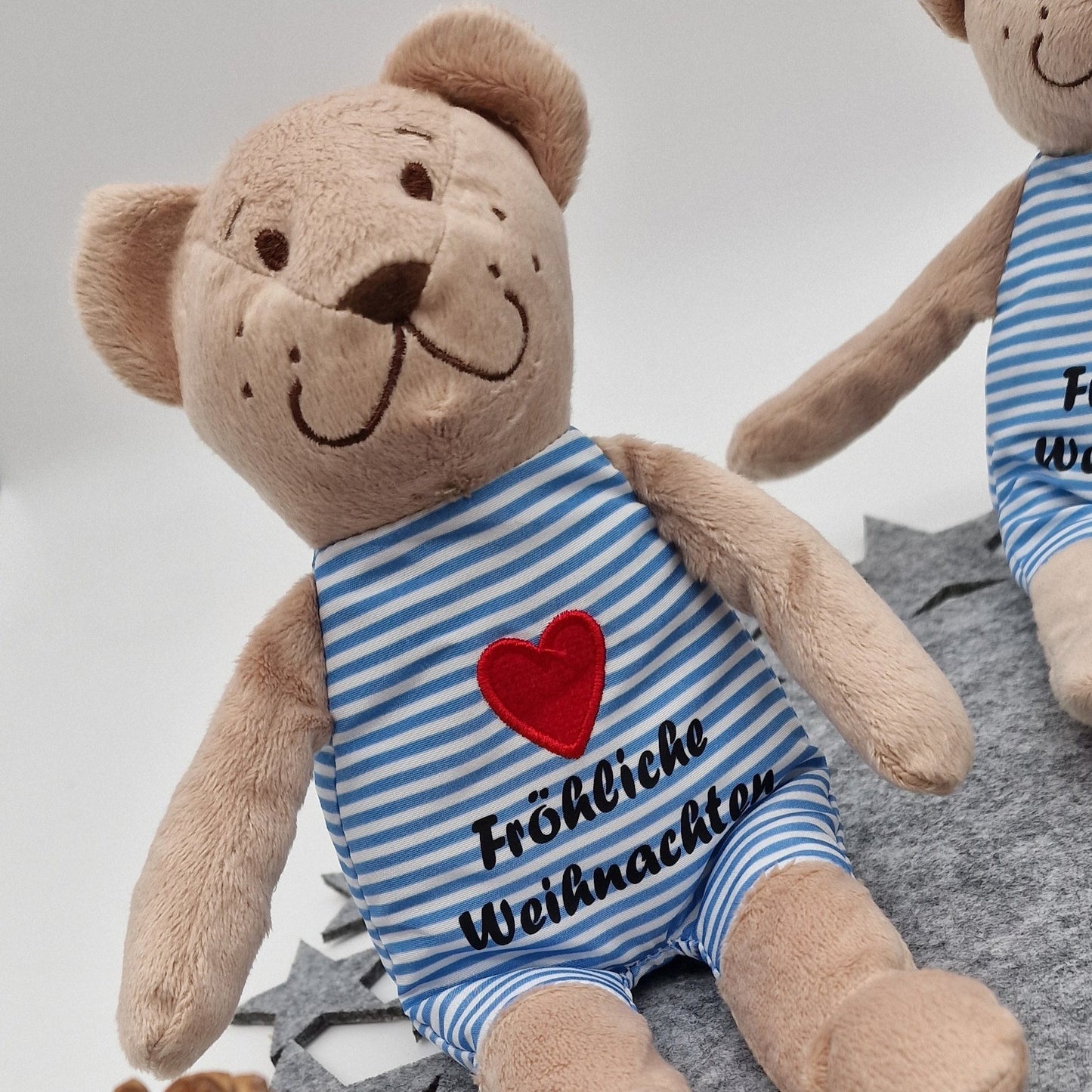 Weihnachts Teddy personalisiert