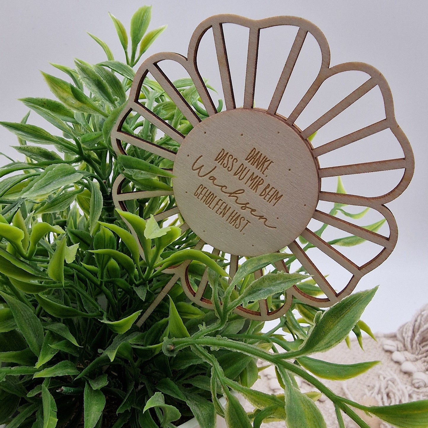 Personalisierter Blumenstecker
