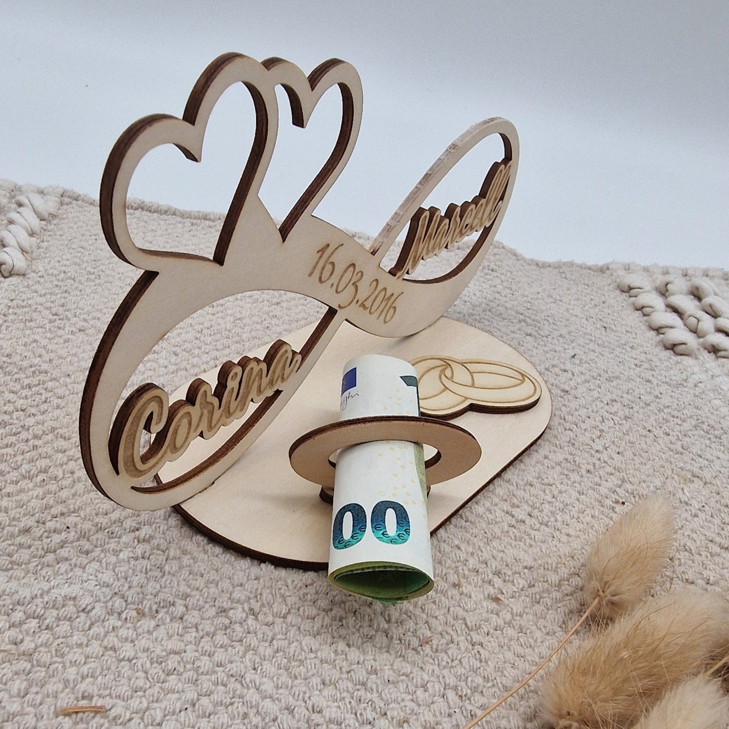 Personalisiertes Geldgeschenk Hochzeit