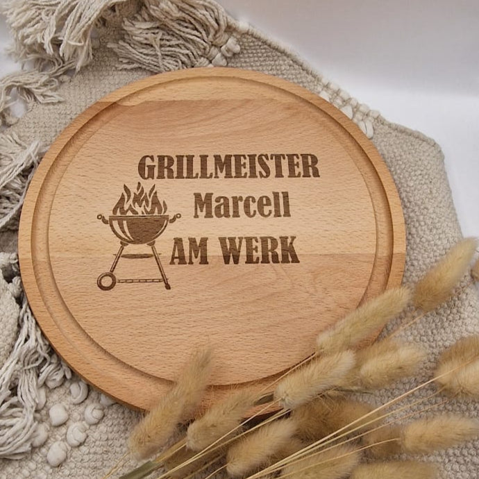 Schneidebrett Grill Geschenk