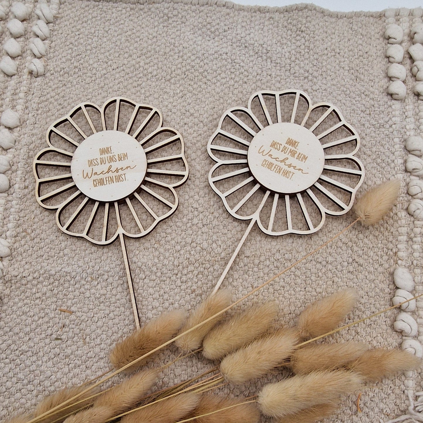 Personalisierter Blumenstecker