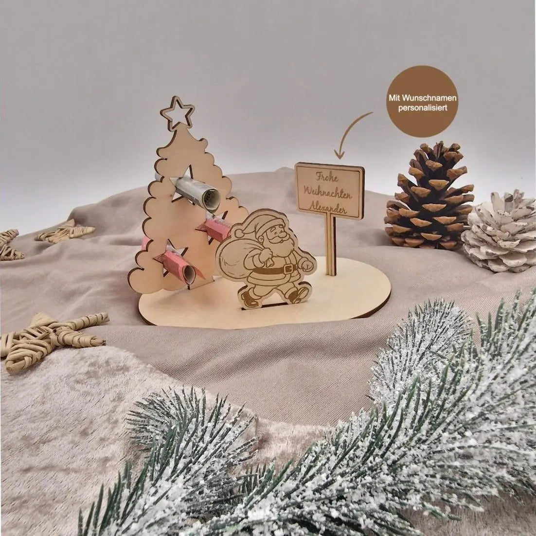 Personalisiertes Geldgeschenk zu Weihnachten,  Wichtelgeschenk, Geschenkidee für Kinder & Erwachsene, Weihnachtsgeschenk