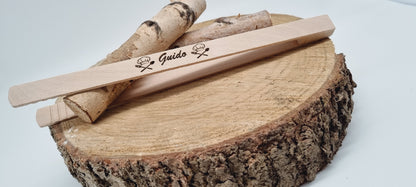 Grillzange Holz Personalisiert