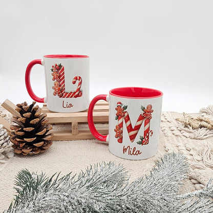 Personalisierte Weihnachtstasse