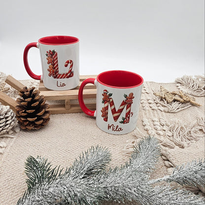 Personalisierte Weihnachtstasse
