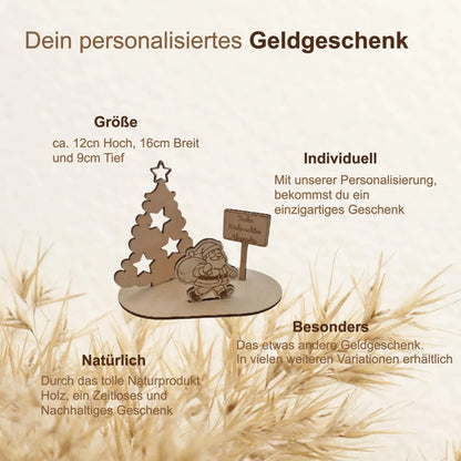 Personalisiertes Geldgeschenk zu Weihnachten,  Wichtelgeschenk, Geschenkidee für Kinder & Erwachsene, Weihnachtsgeschenk