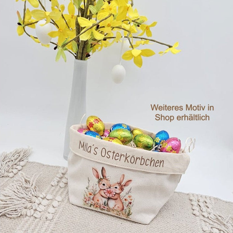 Personalisiertes Osterkörbchen mit Namen