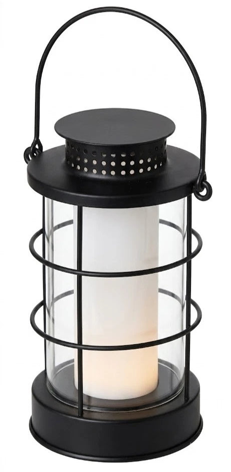 LED Laterne mit Timer & Kerzen-Effekt – Kabellos für Balkon & Zuhause | Mamico.eu