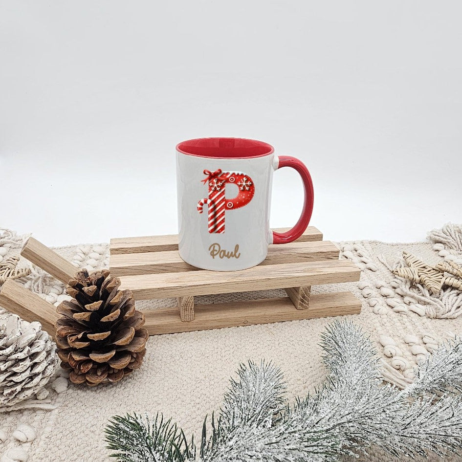 Personalisierte Weihnachtstasse