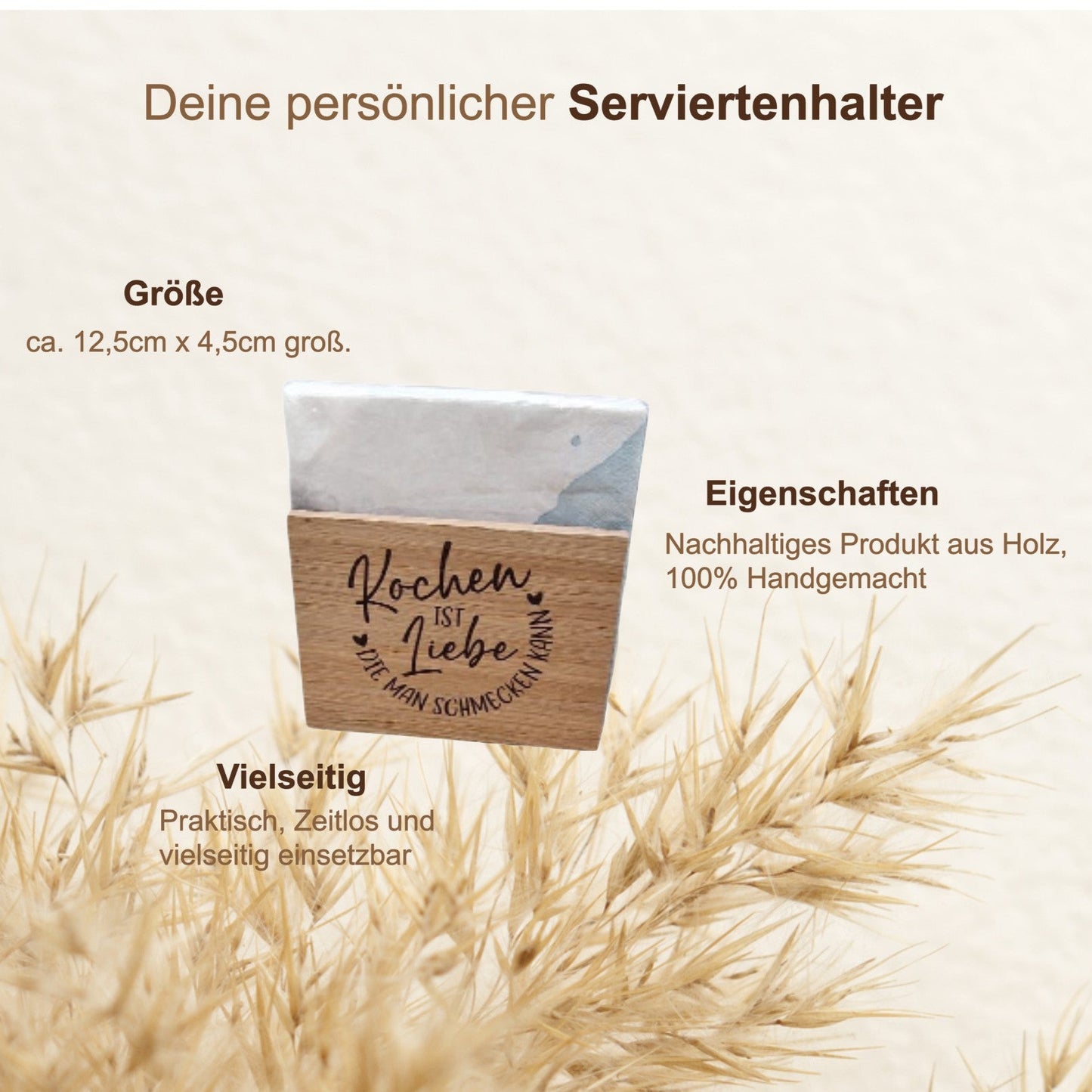 Halter für Servierten