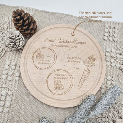 Weihnachtsteller personalisiert