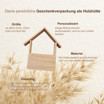 Osterhütte aus Holz – Osterdeko natürlich & nachhaltig