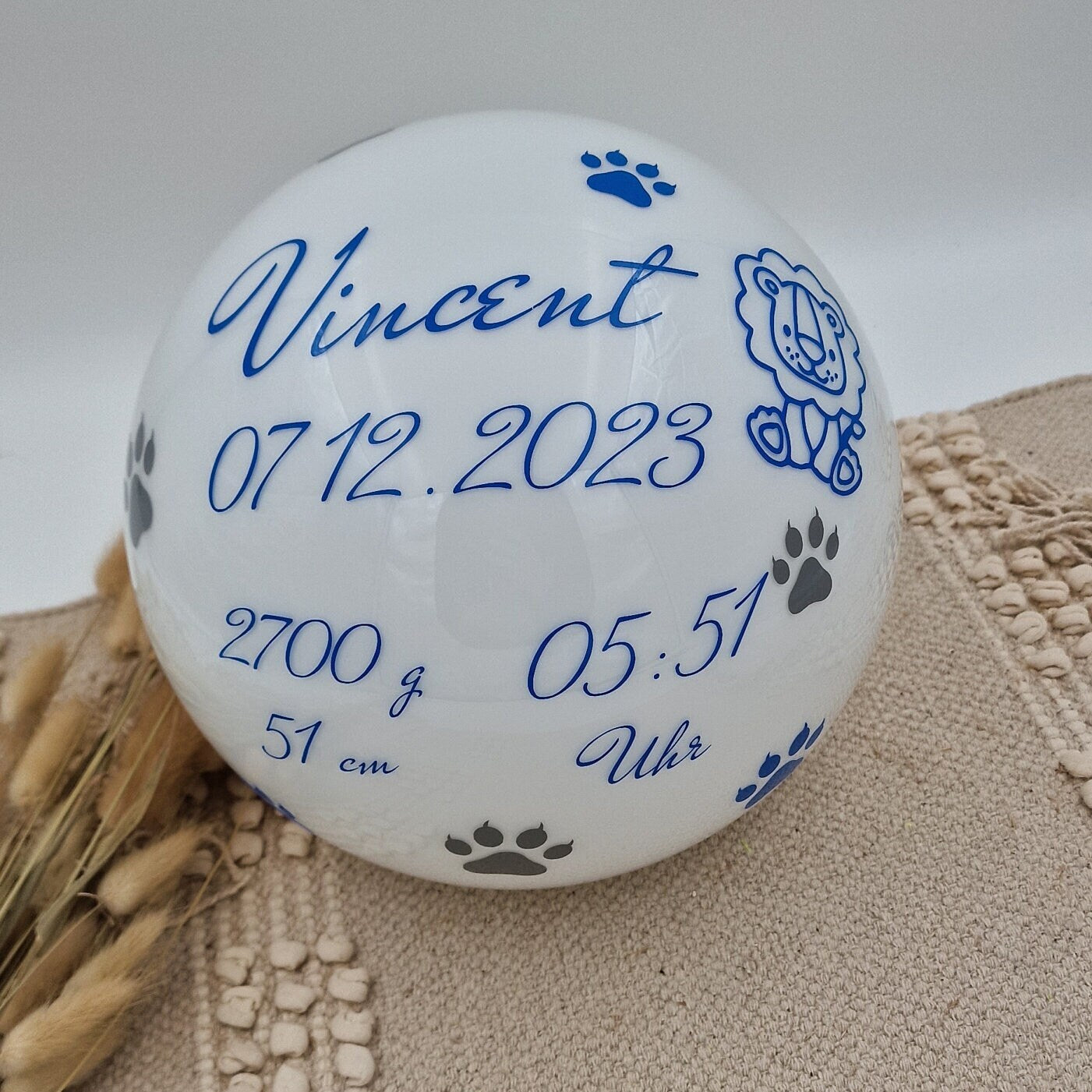 Lampe personalisiert | Kinderzimmerlampe | personalisierte Lampe | Lampe mit Geburtsdaten | Kinderzimmer Nachtlampe | Nachtlampe | Geschenk