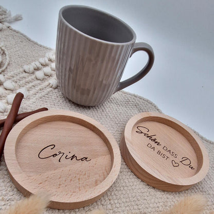 Personalisierter Untersetzer |Glasuntersetzer holz | Untersetzer | Geschenk | Serviertablett | Untersetzer Kerzen | Geschenk zum Einzug |