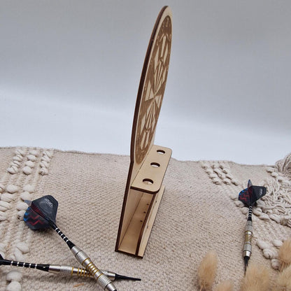 Personalisierter Dartpfeil Halter | Organizer für Dartpfeile | Pfeilhalter Holz | Dartpfeil Halterung | Dartdekoration | Geschenk für Männer