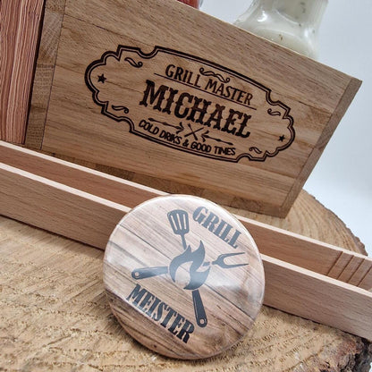 Grill Geschenk personalisiert | Geschenk zum Grillabend | Geschenk Grillparty | Grill Geschenk | Grillparty | Besteck Organizer | Geschenk |