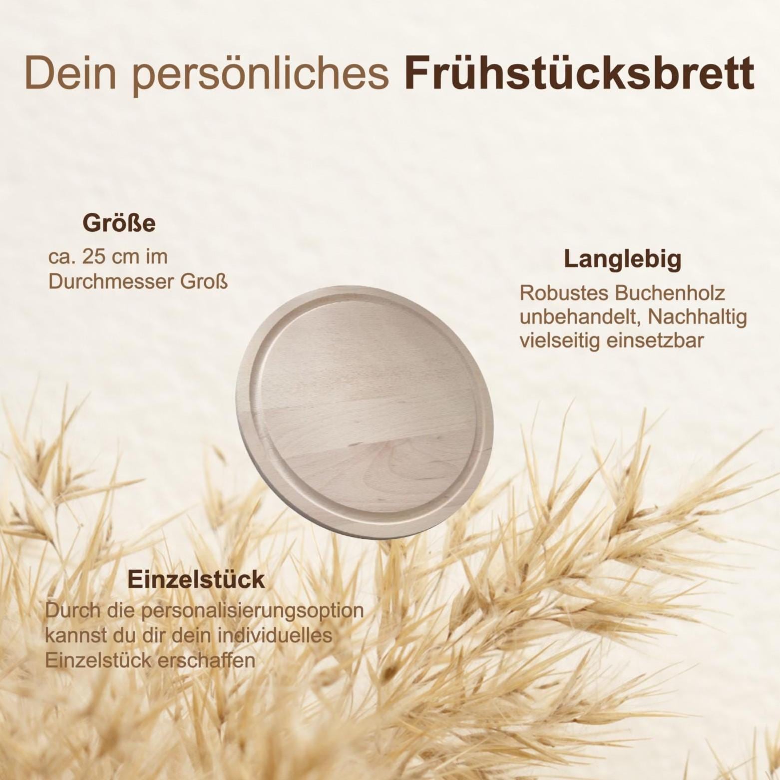 Nikolausteller Holz personalisiert | Weihnachtsteller Keksteller für den Weihnachtsmann & Nikolaus | Milch und Kekse Teller Gravur Geschenk