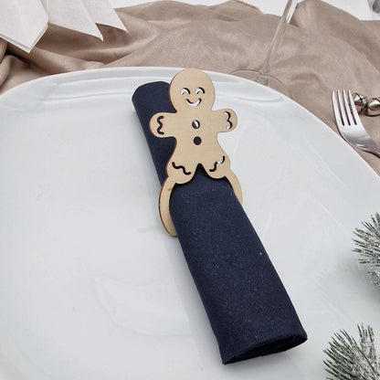 Serviettenring aus Holz, Tisch Accessoire Weihnachten, Weihnachten, Tischdekoration personalisiert, Gravierter Serviettenring, Geburtstag